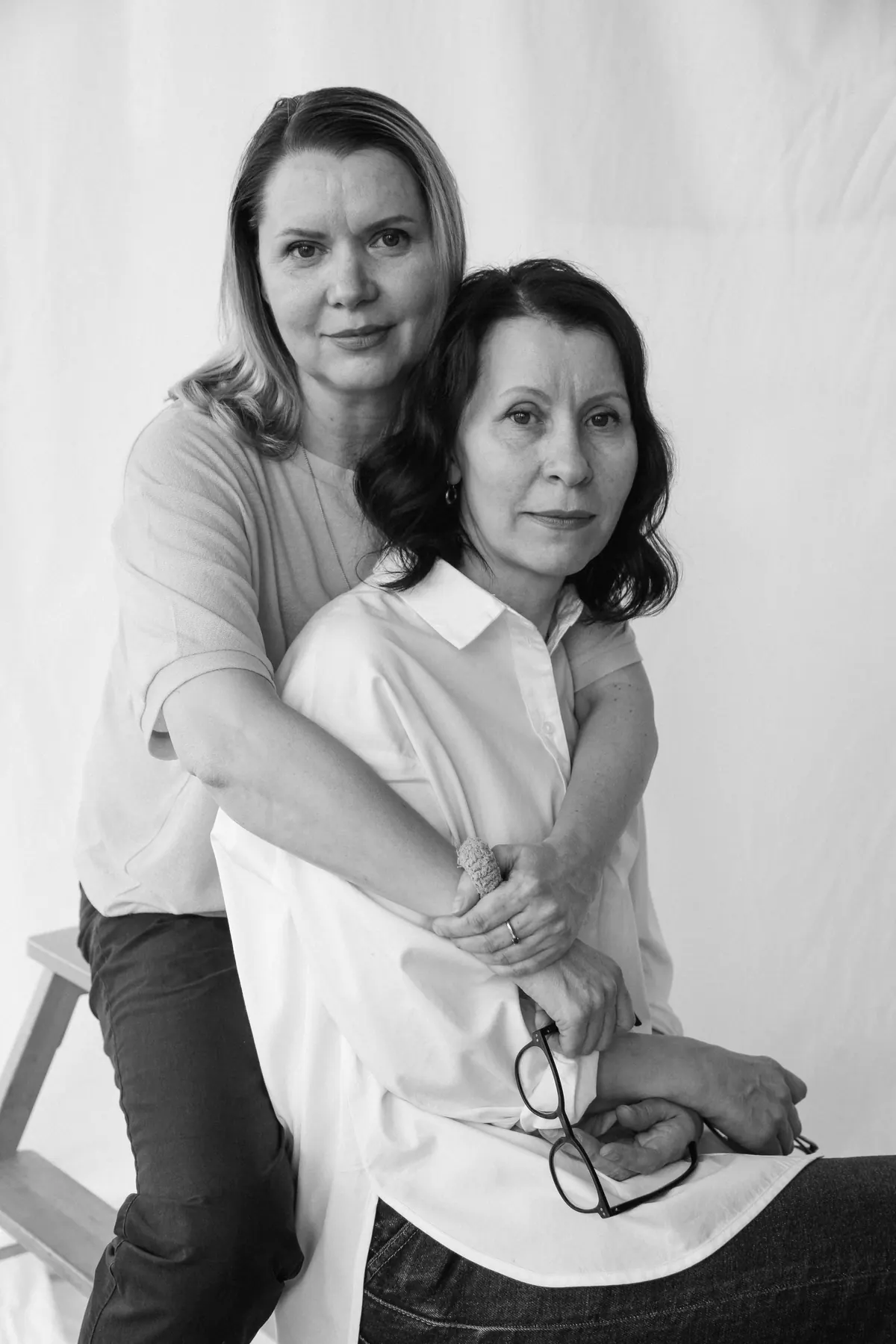 Two seamstresses photographed together