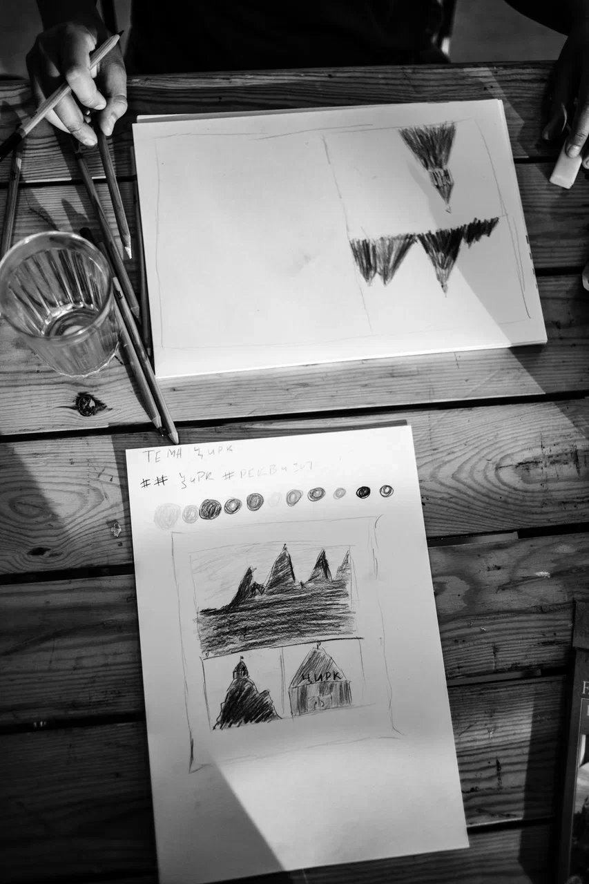 Drawings and prints developed in the workshops